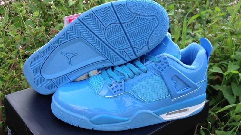 Air Jordan 4 All Blue Shoes
