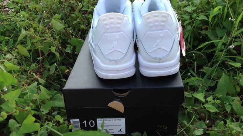 Air Jordan 4 All White Shoes