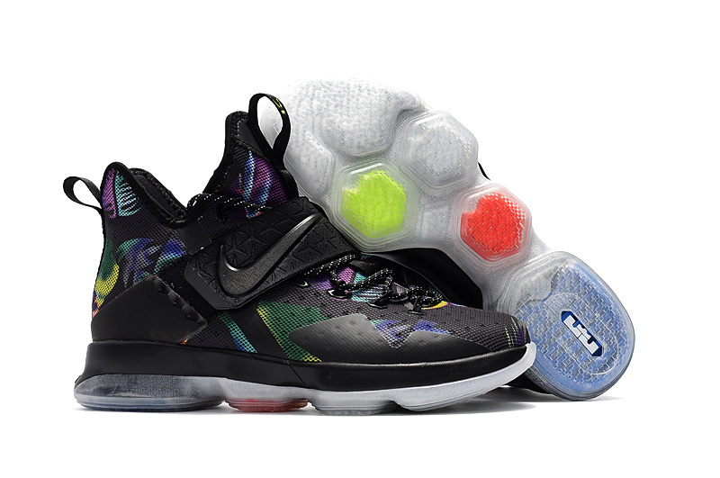 Nike Lebron 14 Black Rainbown Shoes