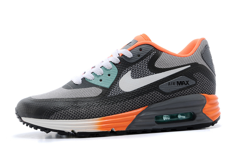 Nike Women Air Max 90 25th Anniverary Black White Red Runnings - Click Image to Close