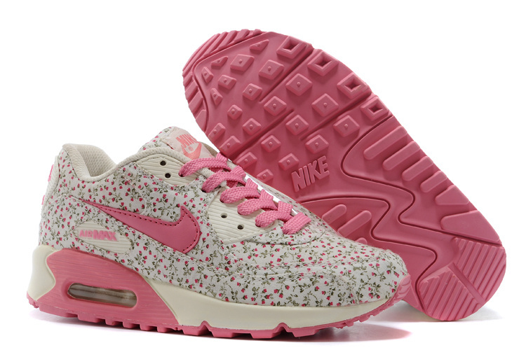 Nike Women Air Max 90 Leopard Pink Print Runnings
