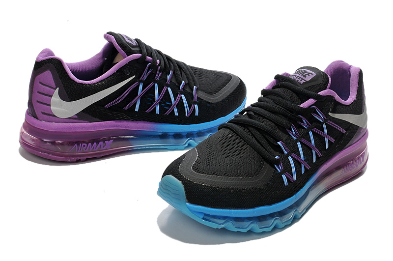 Nike Women Air Max Black Blue Pink Runnings - Click Image to Close