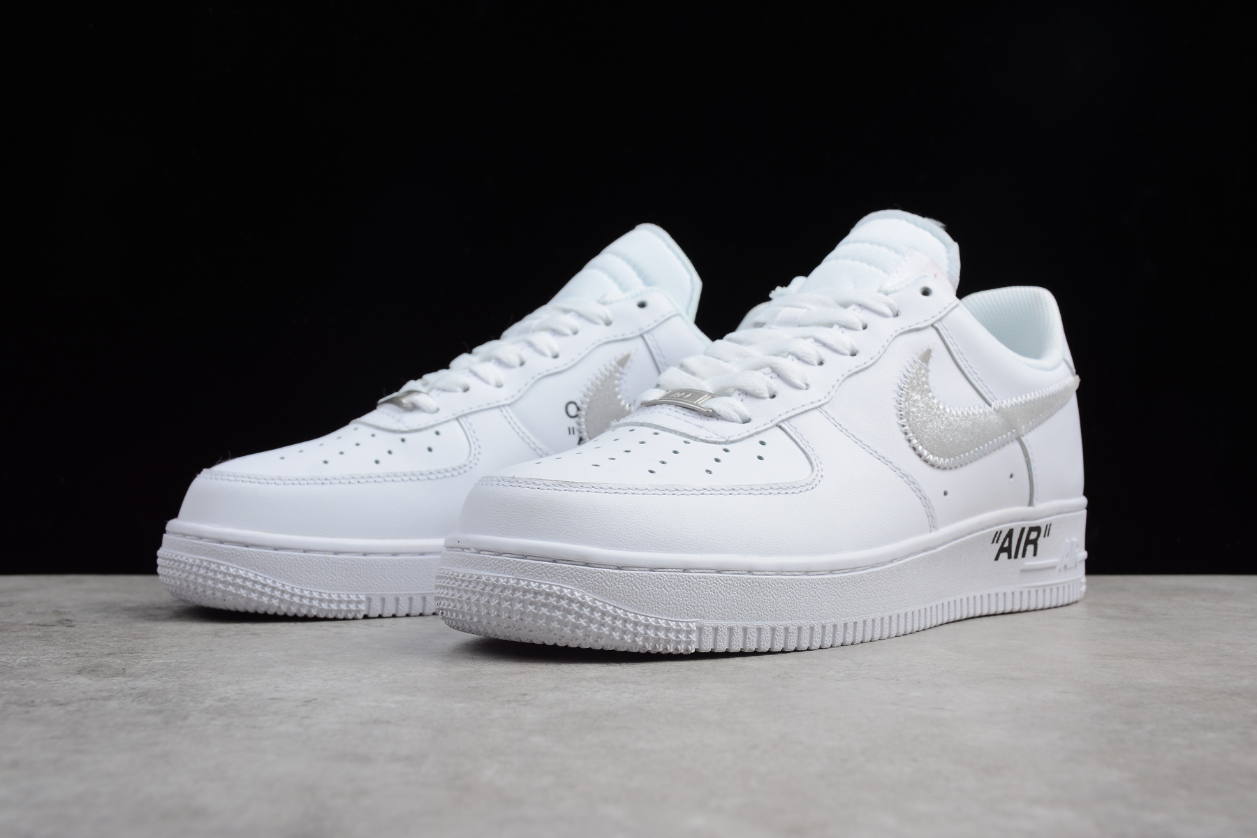 OFF WHITE x Nike Air Force 1 Low White Black Varsity Red