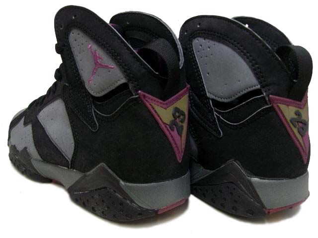 Popular Air Jordan 7 og Bordeaux Black Light Graphite Bordeaux Shoes - Click Image to Close