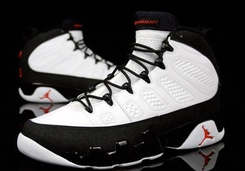 Popular Air Jordan 9 og White Black True Red Shoes
