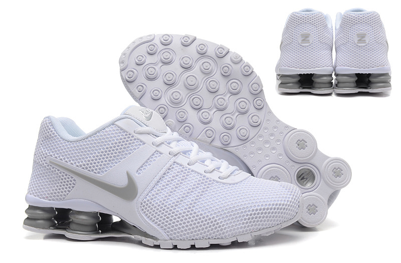 New Nike Shox Turbo All White Shoes