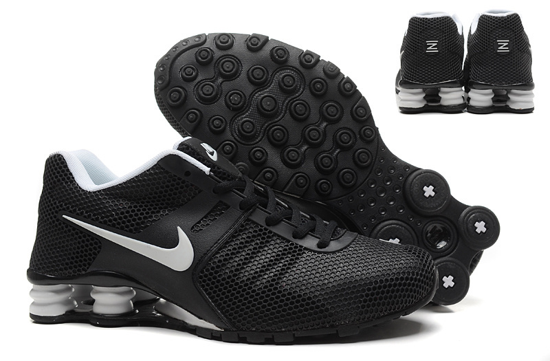 New Nike Shox Turbo All Black White Shoes