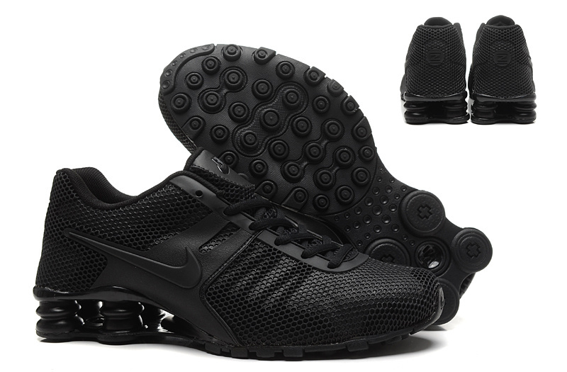New Nike Shox Turbo All Black Shoes - Click Image to Close