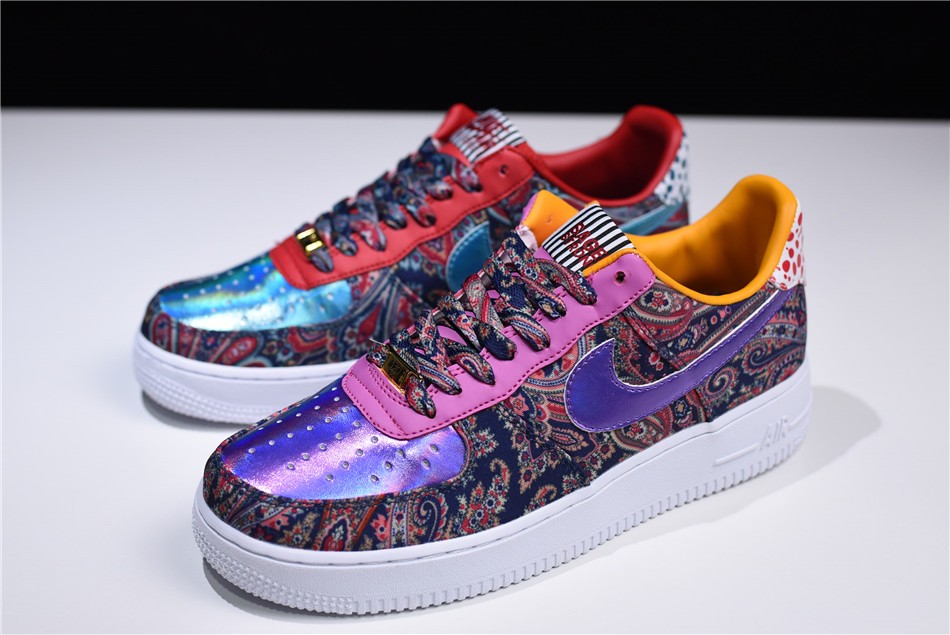 Sager Strong Nike Air Force 1 Low Craig Sager Multi Color - Click Image to Close