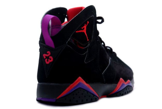 Trendy Air Jordan 7 vii Black Dark Charcoal True Red Shoes - Click Image to Close
