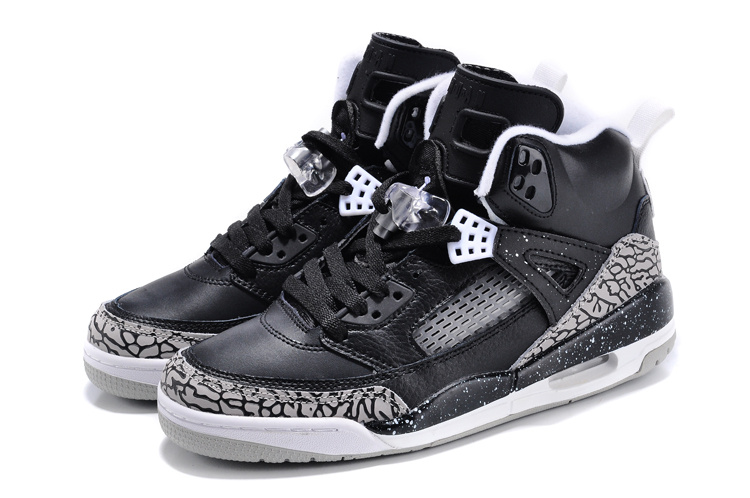 Trendy Womens Air Jordans 3.5 Oreo Black Grey Shoes