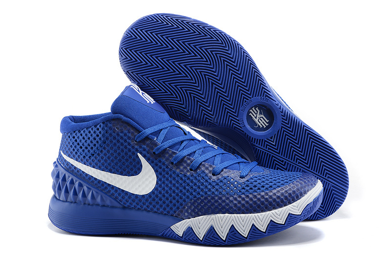 Women Nike Kyrie 1 Blue White Basketball Shoes