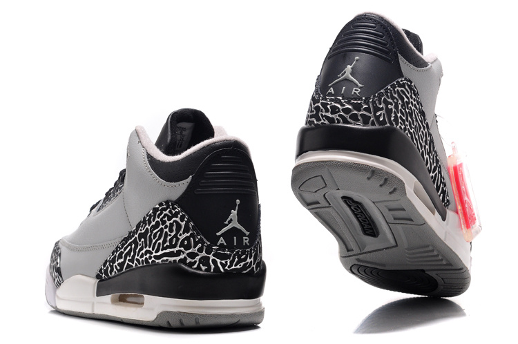 Womens Air Jordan 3 Retro Wolf Grey Shoes