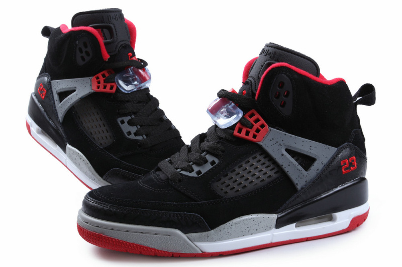 Womens Air Jordan 3.5 Spizike Black Grey Red Shoes
