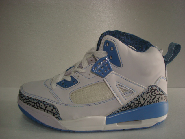 Womens Air Jordan 3.5 White Baby BlueGrey Cement Shoes