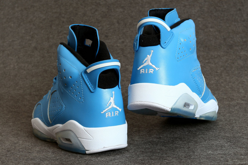 Womens Air Jordan 6 Blue White Shoes