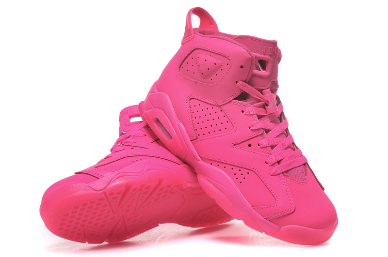 Womens Air Jordan 6 Retro All Pink Shoes