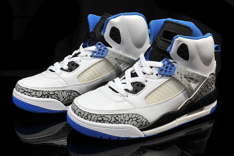 Womens Air Jordan3.5 White Grey Blue Shoes